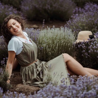 poze in lavanda alina